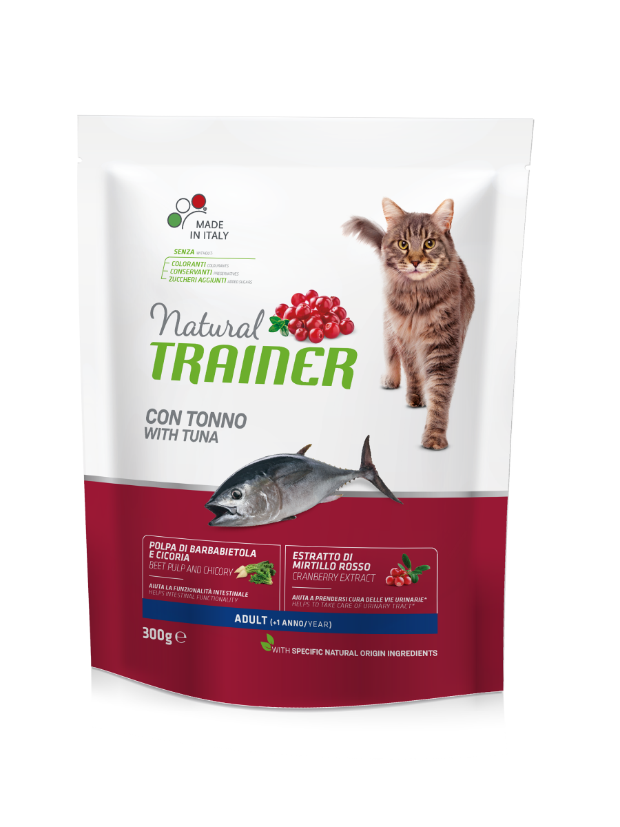 Trainer Natural Super Premium Adult with Tuna Сухой корм для взрослых кошек от 1 года 0.3 кг.
Trainer Natural Super Premium Adult with Tuna Сухой корм для взрослых кошек от 1 года 0.3 кг.