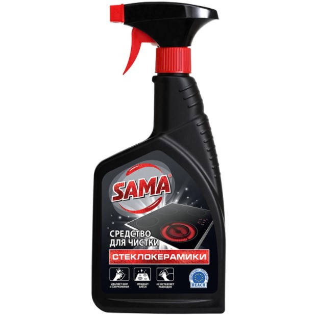 Засіб для догляду за склокерамічними поверхнями SAMA 500 мл
Засіб для догляду за склокерамічними поверхнями SAMA 500 мл