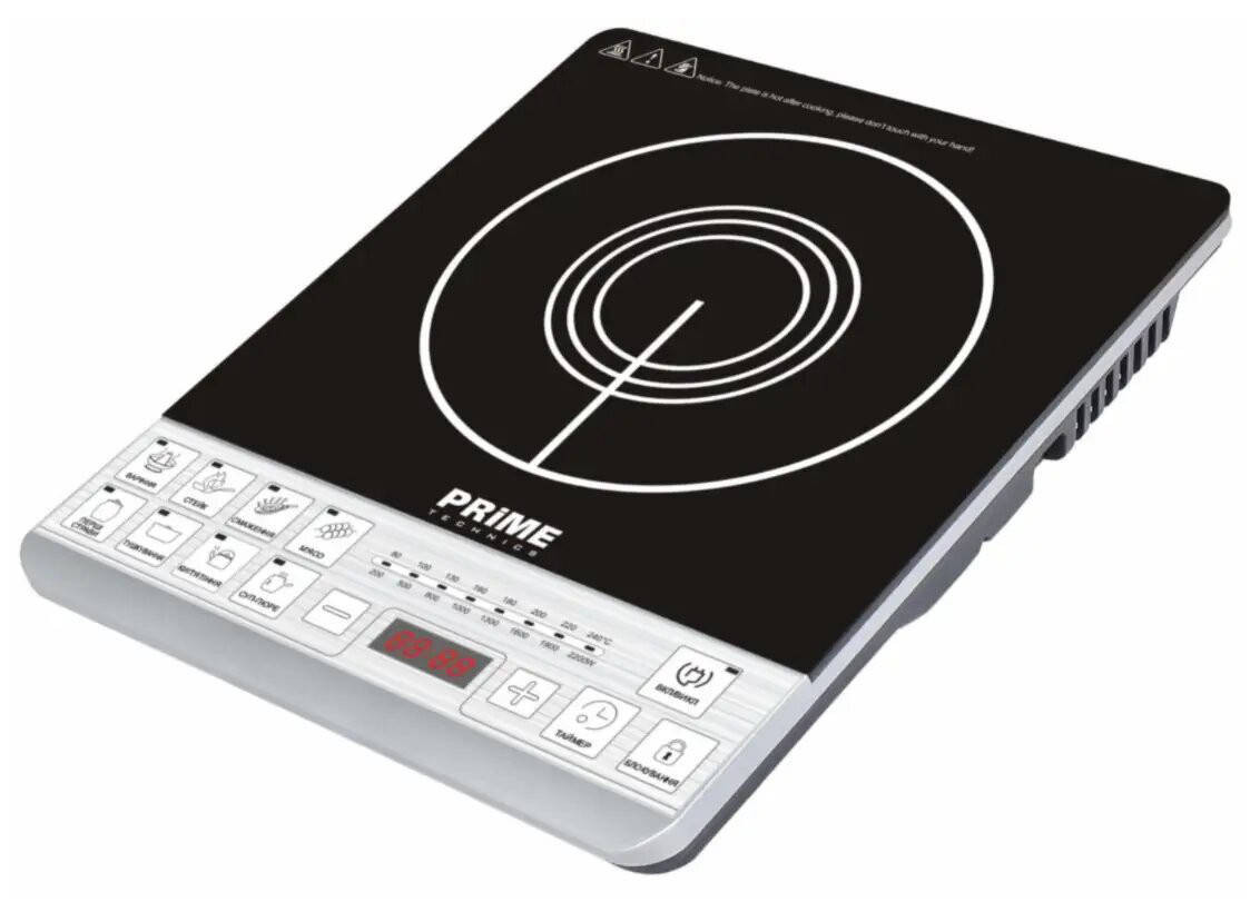 Электроплита настольная индукционная PRIME Technics PIC 2215 GB 2200 Вт Нержавеющая сталь/ Черный
Электроплита настольная индукционная PRIME Technics PIC 2215 GB 2200 Вт Нержавеющая сталь/ Черный