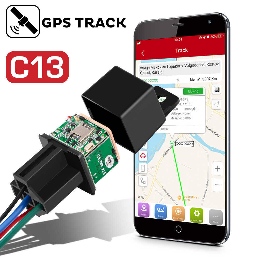 Автомобильный GPS трекер C13 в виде реле с дистанционным отключением двигателя, маячок слежения на машину
Автомобильный GPS трекер C13 в виде реле с дистанционным отключением двигателя, маячок слежения на машину
