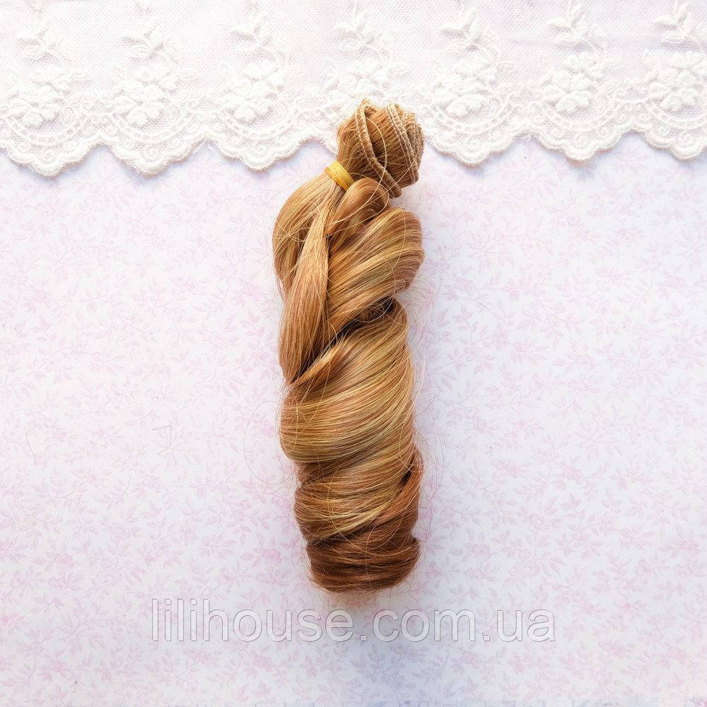 Волосы для Кукол Трессы Локоны Омбре СВЕТЛЫЙ ШАНГРИЛА 15 см 
Волосы для Кукол Трессы Локоны Омбре СВЕТЛЫЙ ШАНГРИЛА 15 см