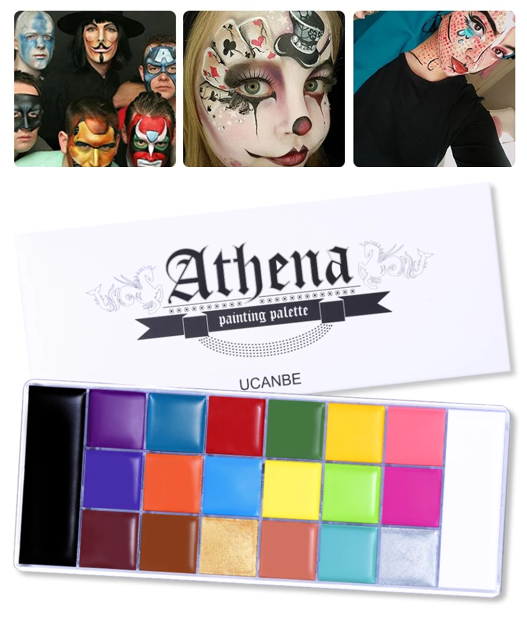20 цветов краска боди-арт для лица маслом макияж "Athena UCANBE" make up 168 грамм, Разные цвета
20 цветов краска боди-арт для лица маслом макияж "Athena UCANBE" make up 168 грамм, Разные цвета