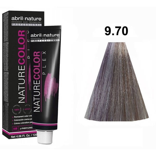 Стойкая крем-краска для волос Abril et Nature Nature Color Plex 9.70 Очень светло-русый интенсивно фиолетовый 120 мл
Стойкая крем-краска для волос Abril et Nature Nature Color Plex 9.70 Очень светло-русый интенсивно фиолетовый 120 мл