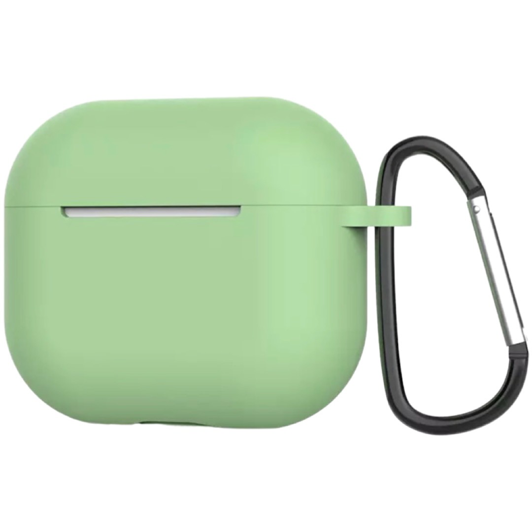 Силиконовый чехол с карабином для AirPods 3 (2021) (на аирподс 3) салатовый, Разные цвета
Силиконовый чехол с карабином для AirPods 3 (2021) (на аирподс 3) салатовый, Разные цвета