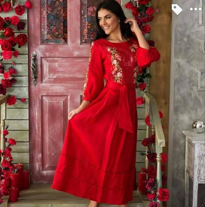 Шикарное льняное платье вышиванка Роксолана красный лен 40 р в наличии
Шикарное льняное платье вышиванка Роксолана красный лен 40 р в наличии