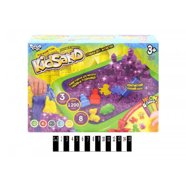 Набір креативної творчості Кінетичний пісок KindSand 1200г+ пісочниця
Набір креативної творчості Кінетичний пісок KindSand 1200г+ пісочниця