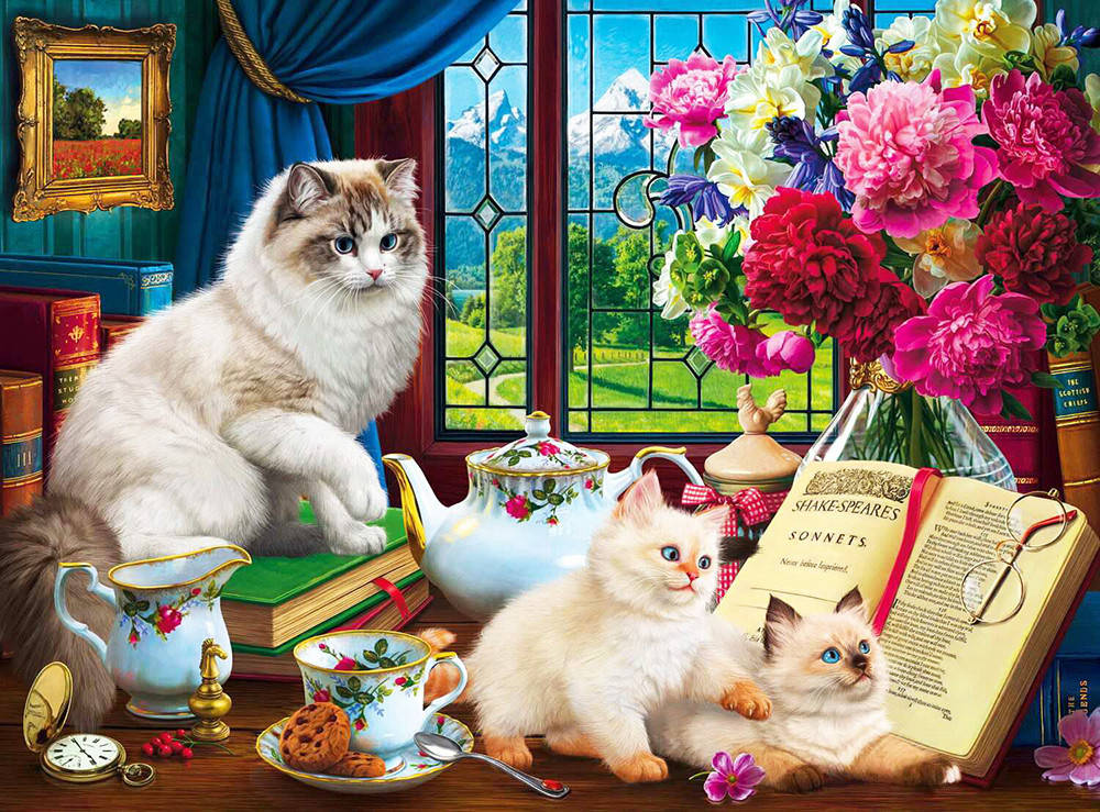 Алмазная Мозаика Кошка с Котятами Набор Вышивка Коты Камнями DIY-6680 30x40 см (Полная Выкладка )
Алмазная Мозаика Кошка с Котятами Набор Вышивка Коты Камнями DIY-6680 30x40 см (Полная Выкладка )