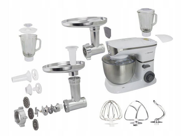 Кухонный комбайн Esperanza EKM 025 Cooking Master 5L Планетарный Тестомес - Мясорубка Блендер.
Кухонный комбайн Esperanza EKM 025 Cooking Master 5L Планетарный Тестомес - Мясорубка Блендер.