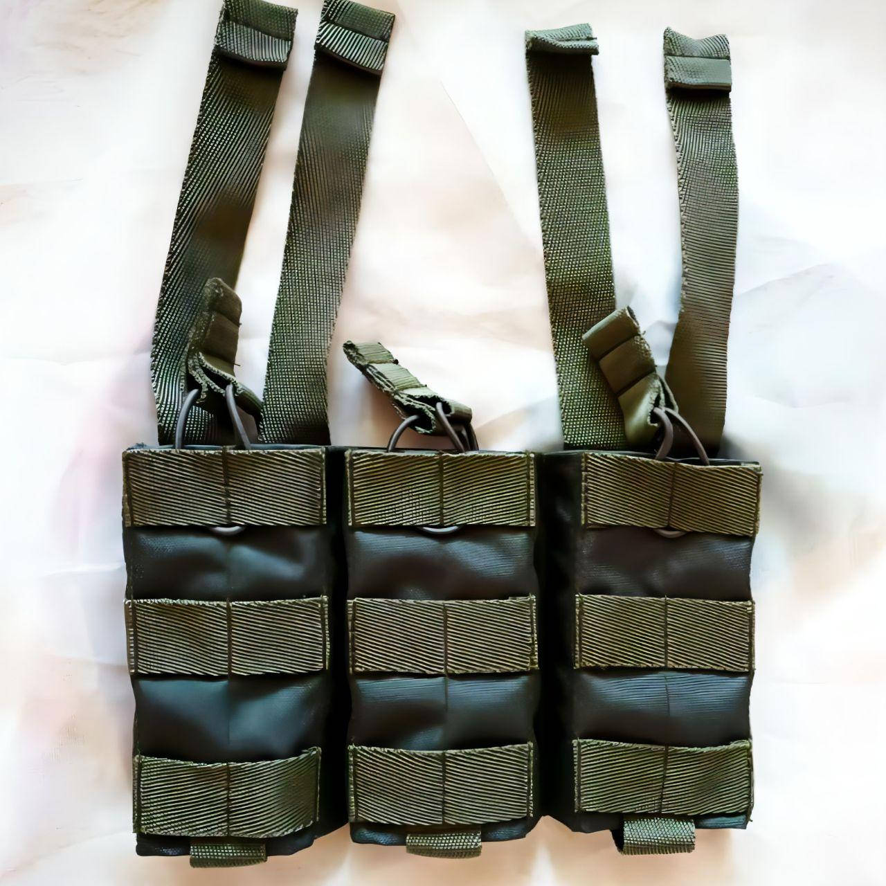 Тактический подсумок на три магазина АК / М4 из Кордуры Cordura 800D система Молле водостойкий олива тройной
Тактический подсумок на три магазина АК / М4 из Кордуры Cordura 800D система Молле водостойкий олива тройной