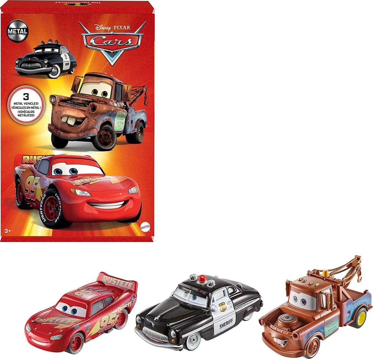 Набор автомобилей Тачки Disney Pixar Cars Lightning McQueen, Sheriff & Mater Маквин, Шериф и Мэтр (HBW14), Разные цвета
Набор автомобилей Тачки Disney Pixar Cars Lightning McQueen, Sheriff & Mater Маквин, Шериф и Мэтр (HBW14), Разные цвета