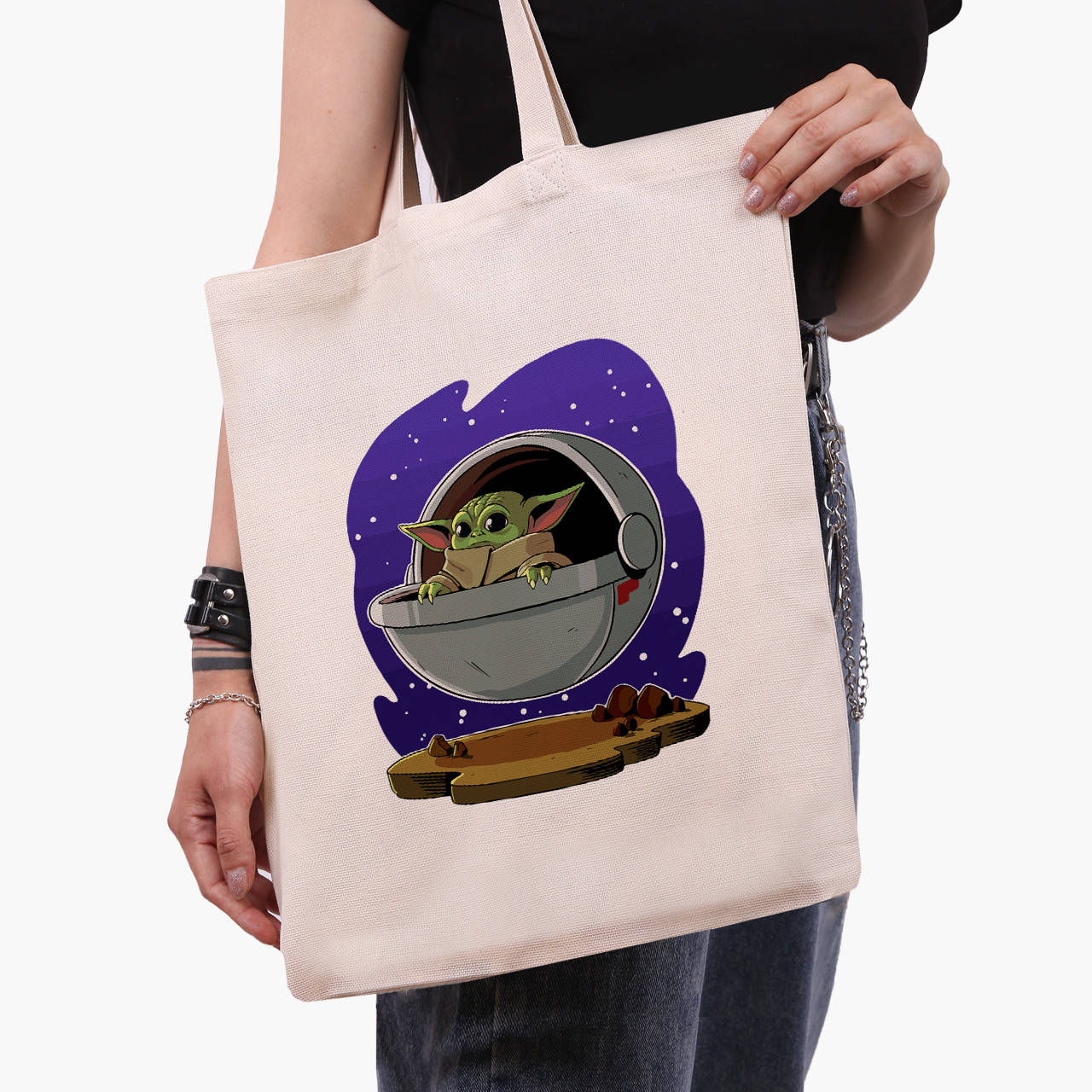 Эко сумка Грогу Бейби Йода (Grogu Baby Yoda The Mandalorian) (9227-3518) бежева классическая, Белый
Эко сумка Грогу Бейби Йода (Grogu Baby Yoda The Mandalorian) (9227-3518) бежева классическая, Белый