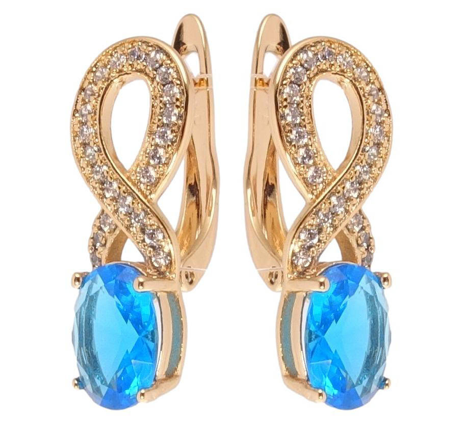 Серьги Xuping Позолота 18K английский замок "Знак бесконечности с голубым кристаллом"
Серьги Xuping Позолота 18K английский замок "Знак бесконечности с голубым кристаллом"