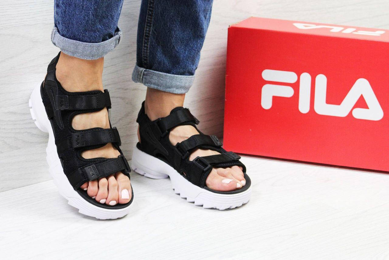 Женские босоножки черно-белые. Летние сандалии Fila. Спортивные сандали Фила черные с белым. 37, 38 Размер 38
Женские босоножки черно-белые. Летние сандалии Fila. Спортивные сандали Фила черные с белым. 37, 38 Размер 38