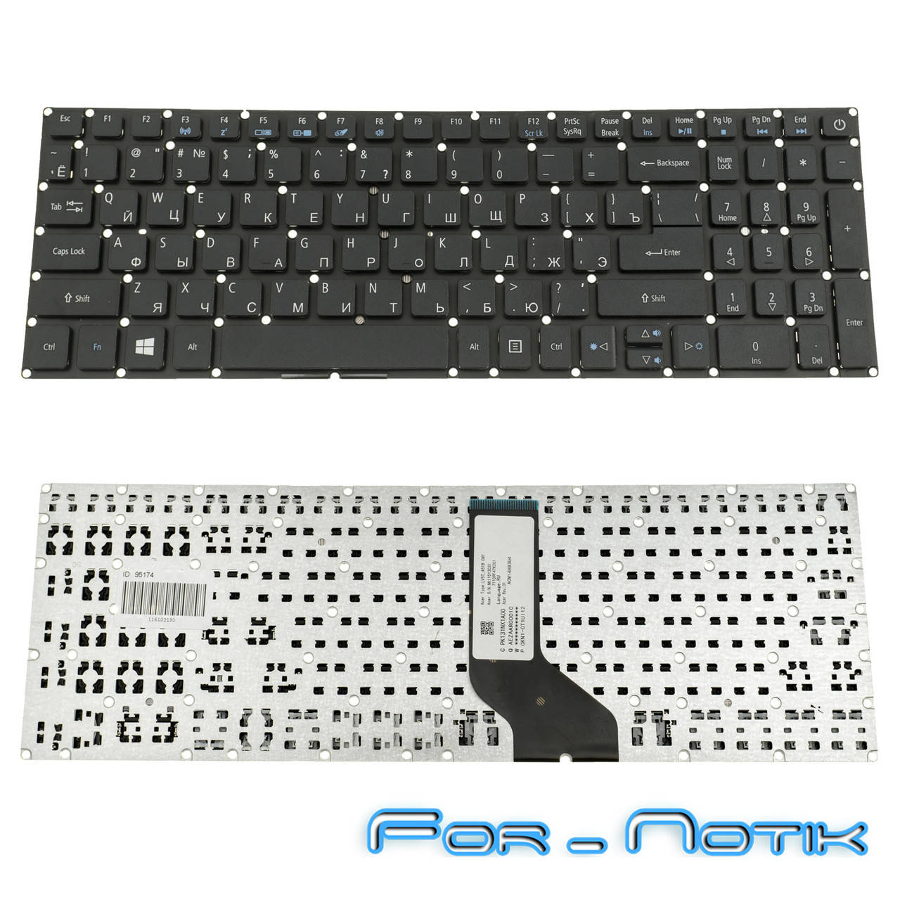 Клавиатура ACER ASPIRE V5-591TG E5-523 E5-523G E5-575G E5-575TG F5-521 F5-573 F5-573G F5-573T K50-10 K50-20, Черный
Клавиатура ACER ASPIRE V5-591TG E5-523 E5-523G E5-575G E5-575TG F5-521 F5-573 F5-573G F5-573T K50-10 K50-20, Черный