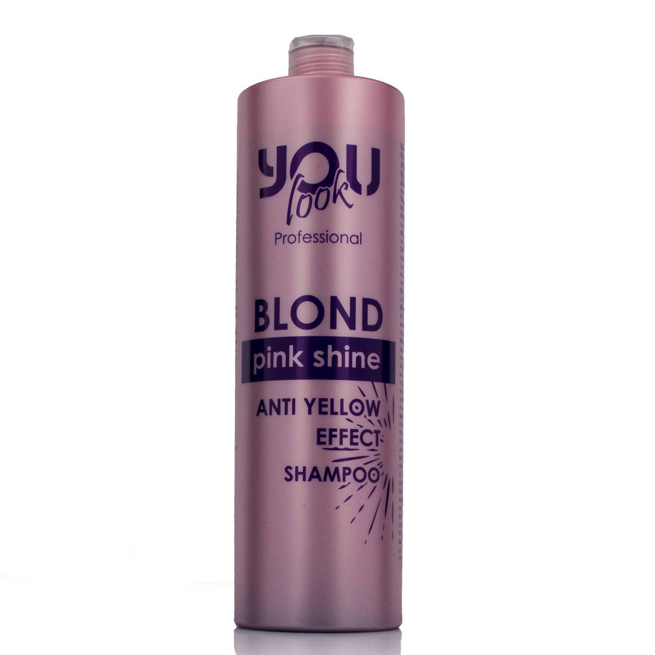 Шампунь тонирующий для Блонда Нежно-розовый, Blond pink shine anti yellow effect shampoo You Look, 1000 мл
Шампунь тонирующий для Блонда Нежно-розовый, Blond pink shine anti yellow effect shampoo You Look, 1000 мл