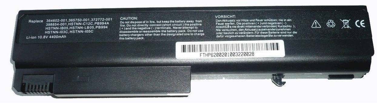 Батарея для ноутбука HP Compaq 6110, 6120, 6515b, 6710b, 6715b, 6715s, 6910p, nx5100, nx6100 (HSTNN-C12C) бу
Батарея для ноутбука HP Compaq 6110, 6120, 6515b, 6710b, 6715b, 6715s, 6910p, nx5100, nx6100 (HSTNN-C12C) бу