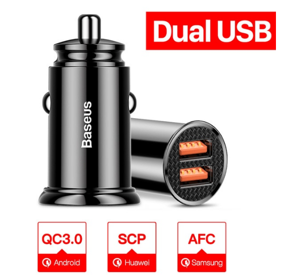 АЗУ Автомобильное зарядное устройство BASEUS Circular Plastic A+A PPS |2USB, 5A, QC 3.0| (black)
АЗУ Автомобильное зарядное устройство BASEUS Circular Plastic A+A PPS |2USB, 5A, QC 3.0| (black)