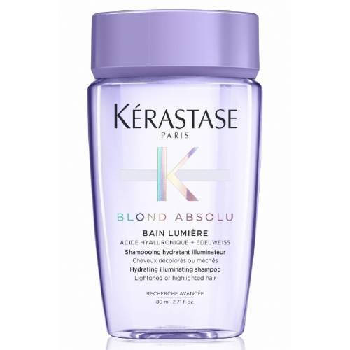 Шампунь-ванна для сияния осветленных или мелированных волос-Kerastase Blond Absolu Bain Lumiere 80 мл
Шампунь-ванна для сияния осветленных или мелированных волос-Kerastase Blond Absolu Bain Lumiere 80 мл