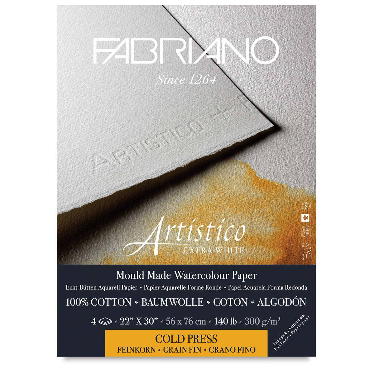 ' Бумага Fabriano Artistico EXTRA WHITE для акварели 100% хлопок CP B2 56*76см, 300г/м2 средн.з. 65900052, Белый
' Бумага Fabriano Artistico EXTRA WHITE для акварели 100% хлопок CP B2 56*76см, 300г/м2 средн.з. 65900052, Белый