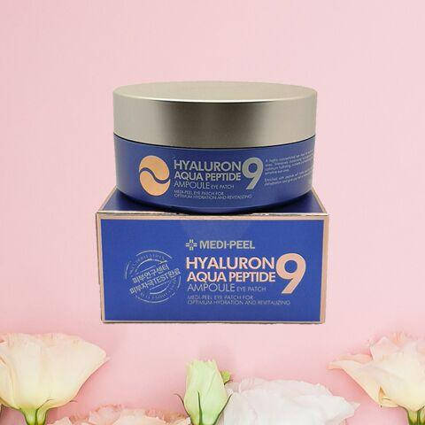 Увлажняющие гидрогелевые патчи под глаза с пептидами Medi-Peel Hyaluron Aqua Peptide 9 Ampoule Eye Patch, 60шт
Увлажняющие гидрогелевые патчи под глаза с пептидами Medi-Peel Hyaluron Aqua Peptide 9 Ampoule Eye Patch, 60шт