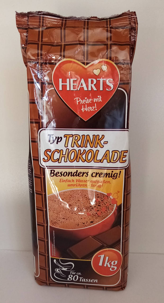 Новинка!! Капучино "HEARTS" особенно сливочный "Cappuccino Trink Schokolade" (Горячий шоколад)
Новинка!! Капучино "HEARTS" особенно сливочный "Cappuccino Trink Schokolade" (Горячий шоколад)