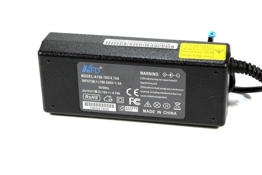 Сертифицированный блок питания KFD для ноутбука Packard Bell EasyNote 19V 4.74A (5.5*1.7 mm)
Сертифицированный блок питания KFD для ноутбука Packard Bell EasyNote 19V 4.74A (5.5*1.7 mm)