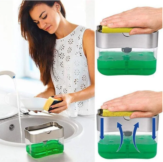 Диспенсер дозатор для моющего средства с губкой для кухни Sponge Caddy | губка для кухни! Лучший подарочек
Диспенсер дозатор для моющего средства с губкой для кухни Sponge Caddy | губка для кухни! Лучший подарочек