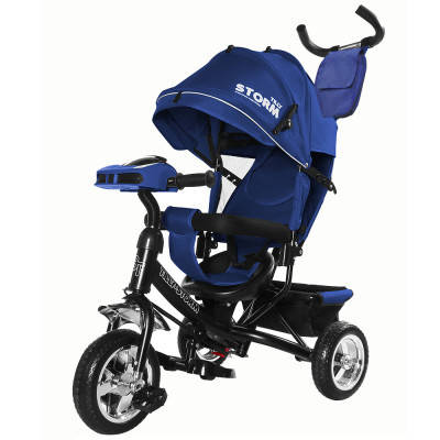 Велосипед трехколесный с родительской ручкой Tilly Storm T-349, синий
Велосипед трехколесный с родительской ручкой Tilly Storm T-349, синий