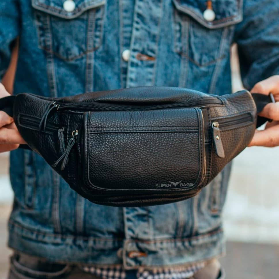 Кожаная функциональная мужская сумка на пояс из натуральной кожи ST Leather ST-2382-NM, Черный
Кожаная функциональная мужская сумка на пояс из натуральной кожи ST Leather ST-2382-NM, Черный