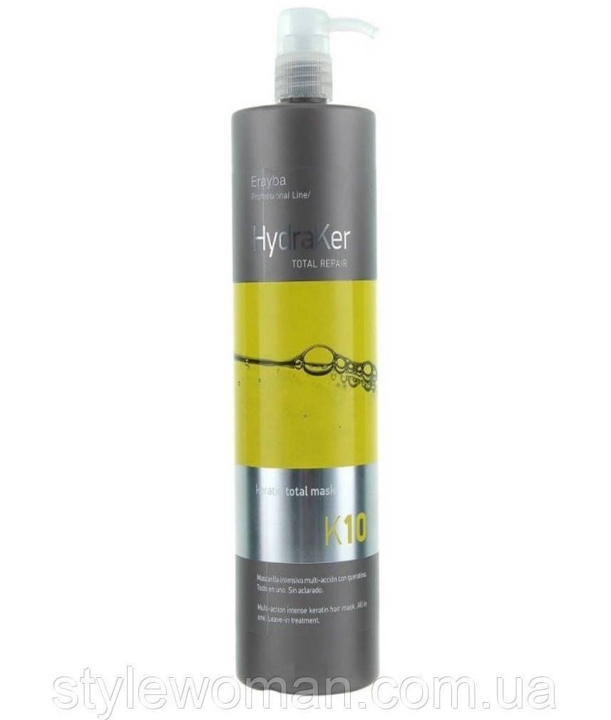 Маска для волос кератин, аргановое масло 10 в 1 Erayba HydraKer K10 Keratin Total Mask 1000мл
Маска для волос кератин, аргановое масло 10 в 1 Erayba HydraKer K10 Keratin Total Mask 1000мл