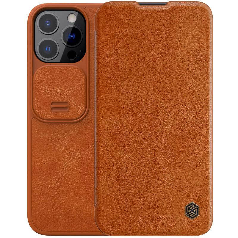 Кожаный чехол (книжка) Nillkin Qin Pro Camshield для Apple iPhone 13 Pro (6.1") Коричневый
Кожаный чехол (книжка) Nillkin Qin Pro Camshield для Apple iPhone 13 Pro (6.1") Коричневый