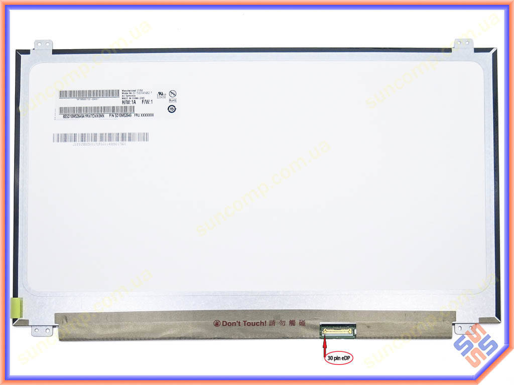Матрица TV156FHM-NH1 15.6" Slim eDP (1920*1080, IPS, 350мм, 30pin, Ушки верх-низ) Матовая. (350.66*223.6*3.2)
Матрица TV156FHM-NH1 15.6" Slim eDP (1920*1080, IPS, 350мм, 30pin, Ушки верх-низ) Матовая. (350.66*223.6*3.2)