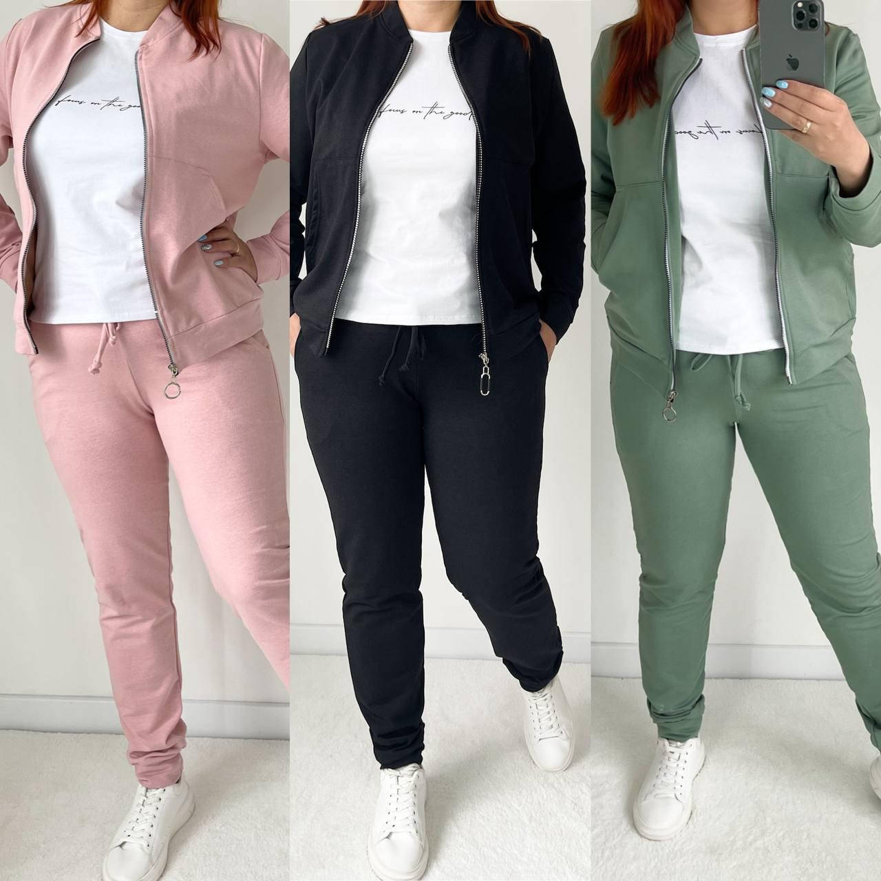 Весенний качественный спортивный костюм женский большого размера, Разные цвета
Весенний качественный спортивный костюм женский большого размера, Разные цвета