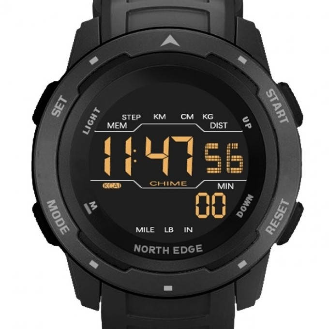 Тактические водонепроницаемые часы NORTH EDGE MARS PRO BLACK 5BAR для спорта и экстрима с пульсом
Тактические водонепроницаемые часы NORTH EDGE MARS PRO BLACK 5BAR для спорта и экстрима с пульсом