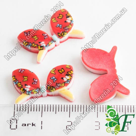 Объемная Серединка ушки красные за 2 шт. Kit_Сб-269, Разные цвета 
Объемная Серединка ушки красные за 2 шт. Kit_Сб-269, Разные цвета