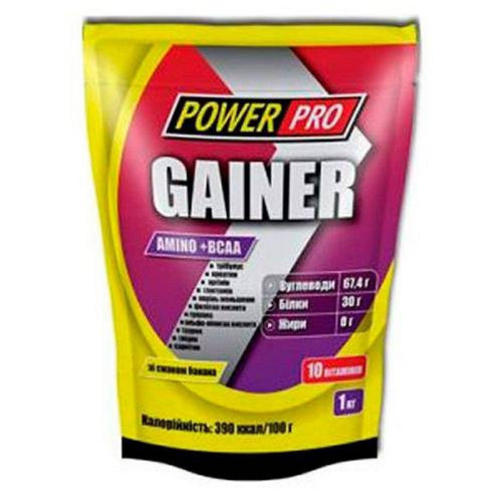 Gainer 1kg, PowerPro (Ваниль) 
Gainer 1kg, PowerPro (Ваниль)