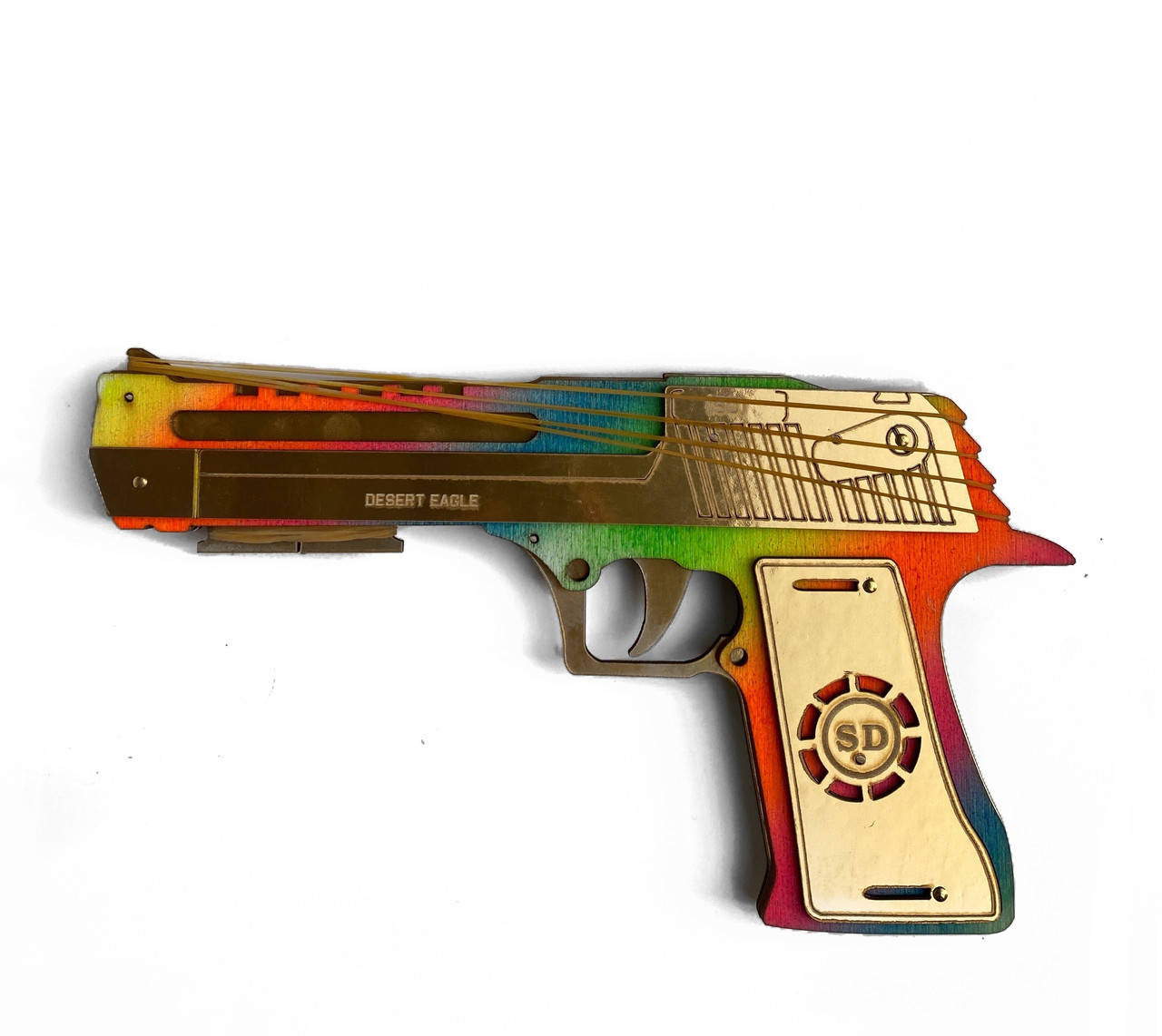 Деревянный Детский Резинкострел Пистолет "Desert Eagle" (Rainbow), игрушечное оружие, Разные цвета
Деревянный Детский Резинкострел Пистолет "Desert Eagle" (Rainbow), игрушечное оружие, Разные цвета