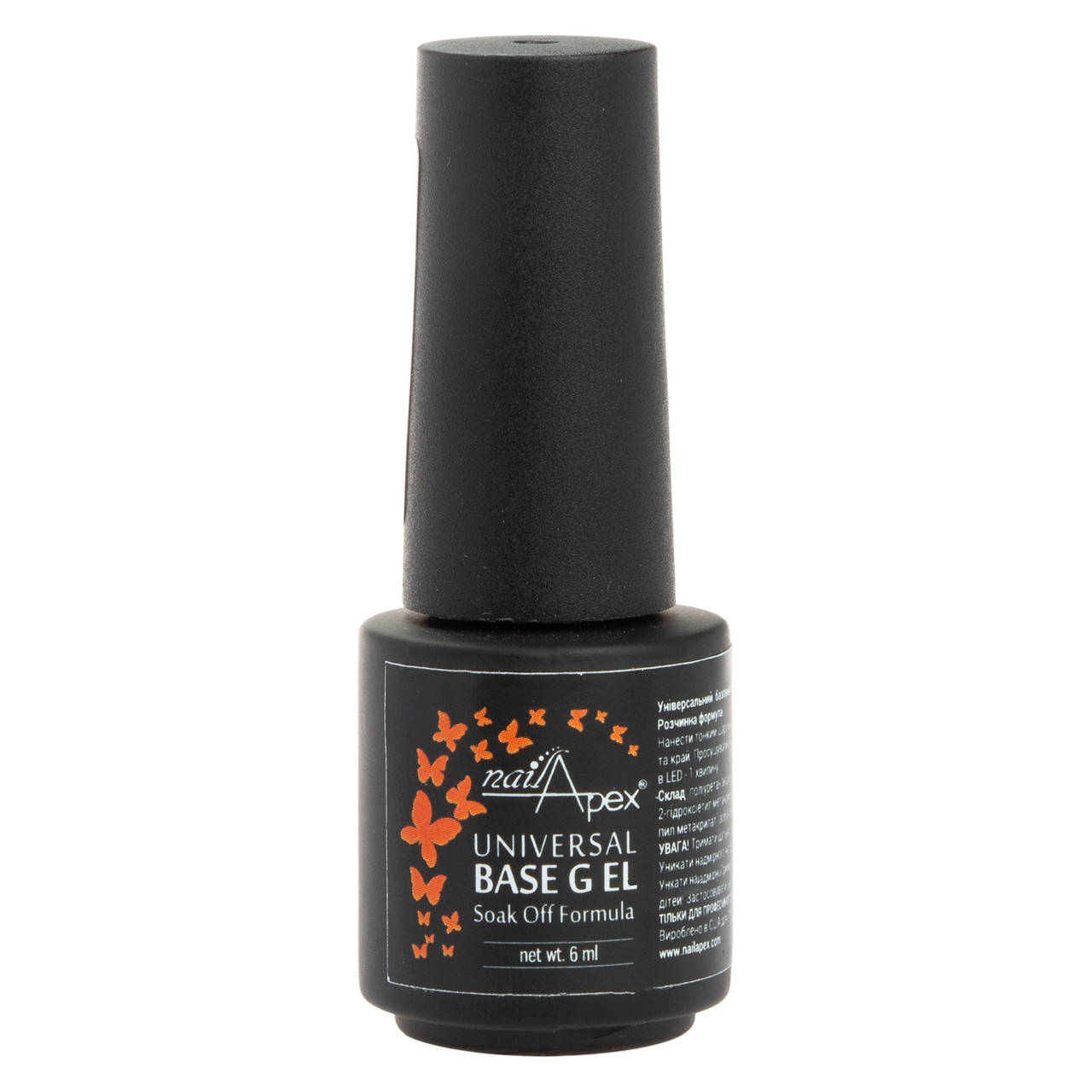 Nailapex Universal Base Gel Soak Off Formula - густая каучуковая база универсальная, 6 мл
Nailapex Universal Base Gel Soak Off Formula - густая каучуковая база универсальная, 6 мл