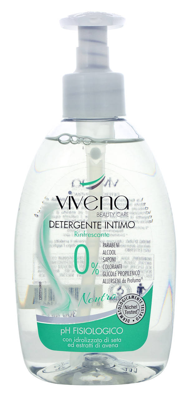 Средство для интимной гигиены (нейтральное, 0%) Vivena Detergente Intimo 300 мл 
Средство для интимной гигиены (нейтральное, 0%) Vivena Detergente Intimo 300 мл