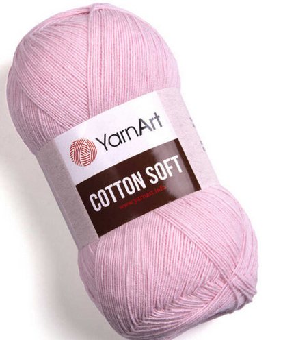 Пряжа Cotton soft-74, Розовый
