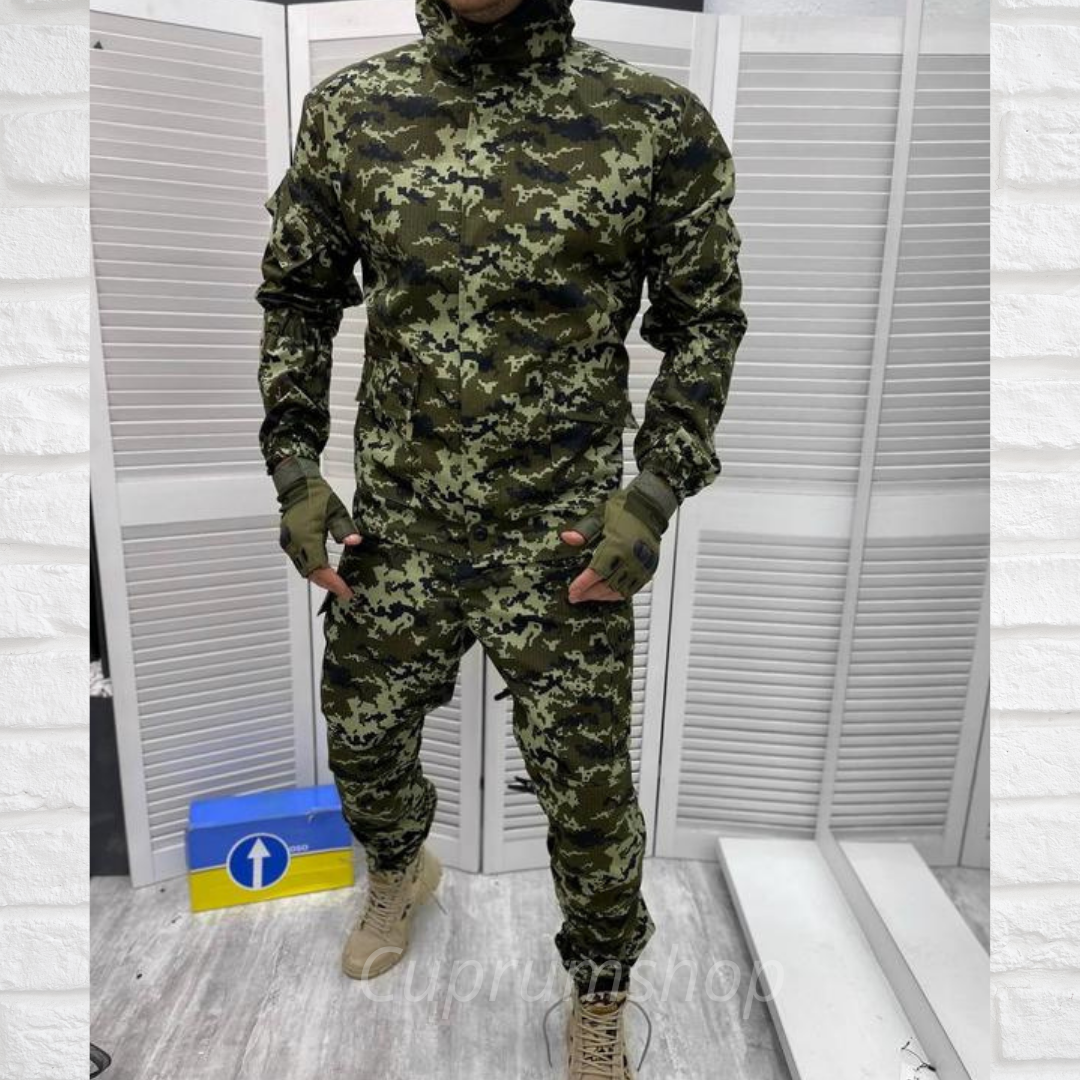 Тактический летний военный костюм горка рип стоп Легкий водоотталкивающий пиксель, Зелёный
Тактический летний военный костюм горка рип стоп Легкий водоотталкивающий пиксель, Зелёный