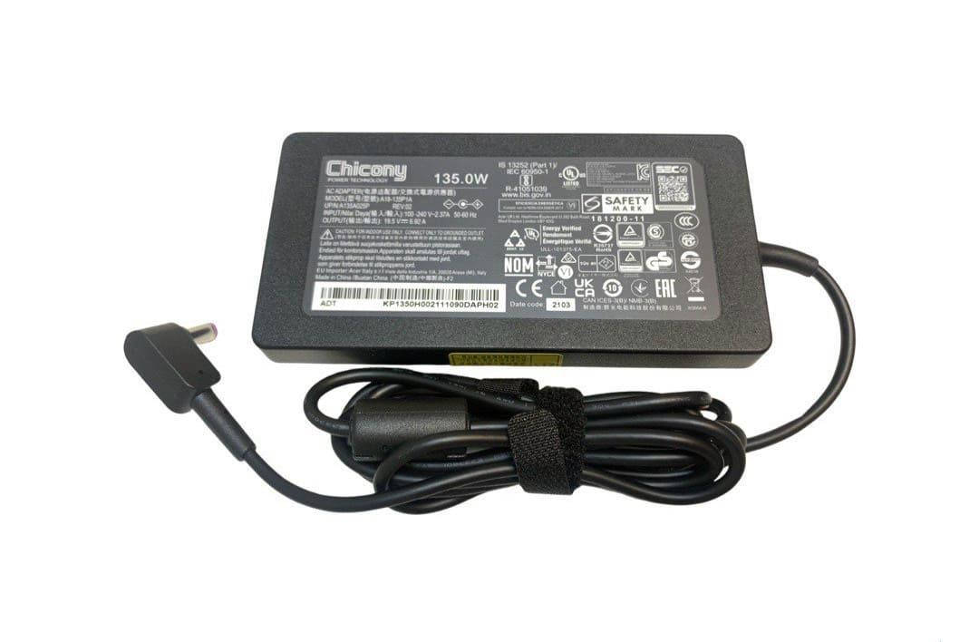 Блок живлення (зарядка) для ноутбука Acer Predator, Aspire Nitro 135W (19V 7.1A 5,5мм*1,7мм) KP.13503.009
Блок живлення (зарядка) для ноутбука Acer Predator, Aspire Nitro 135W (19V 7.1A 5,5мм*1,7мм) KP.13503.009