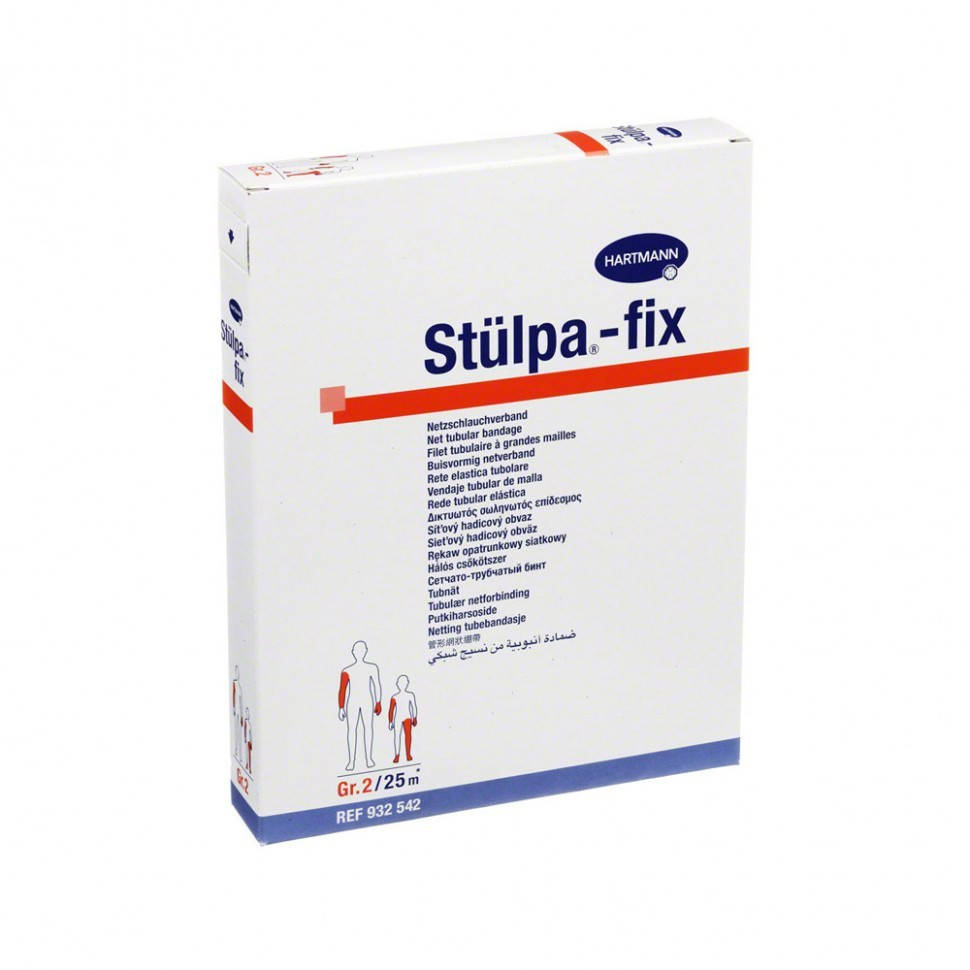 Эластичный трубчато-сетчатый бинт для фиксации Stulpa-fix®, размер 2 - длина 1м в растянутом состоян
Эластичный трубчато-сетчатый бинт для фиксации Stulpa-fix®, размер 2 - длина 1м в растянутом состоян