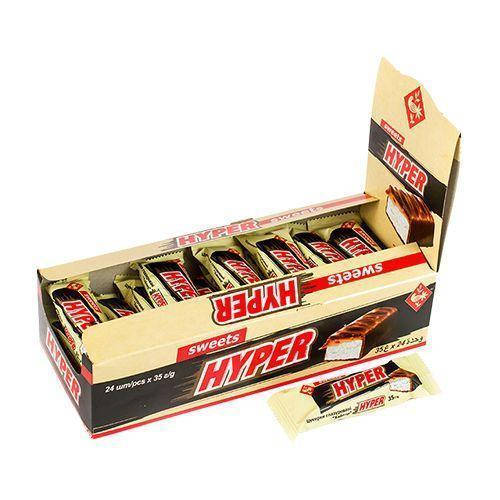 Батончики "Хайпер" в шоубоксе
Батончики "Хайпер" в шоубоксе