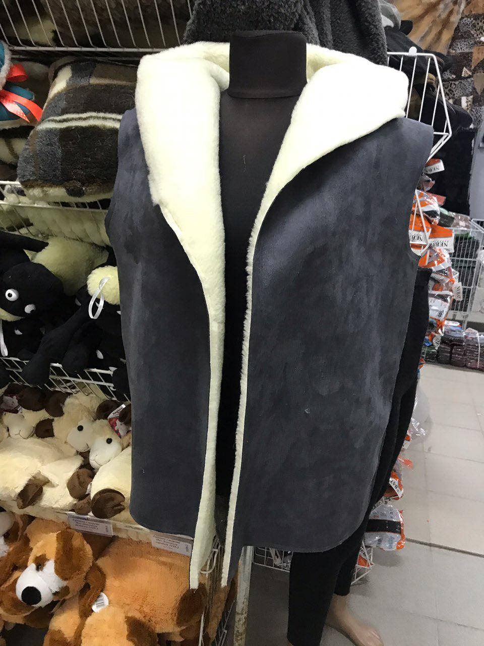 Жилетка из овчины замшевая S-2XL, жилет из овечьей шерсти, безрукавка из овечьей шерсти 48
Жилетка из овчины замшевая S-2XL, жилет из овечьей шерсти, безрукавка из овечьей шерсти 48
