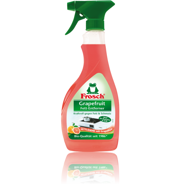 Фрош - натуральное очищающее средство против жира и сильных загрязнений Frosch Grapefruit 500 мл
Фрош - натуральное очищающее средство против жира и сильных загрязнений Frosch Grapefruit 500 мл