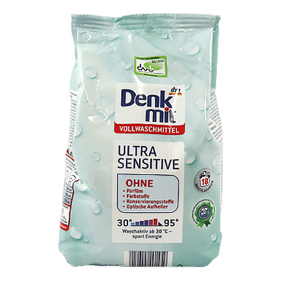 Порошок для прання Денк Міт для дитячих речей Denk Mit ultra sensitive 18р 1,215kg 4шт/ящ (Код : 00-00010788)
Порошок для прання Денк Міт для дитячих речей Denk Mit ultra sensitive 18р 1,215kg 4шт/ящ (Код : 00-00010788)
