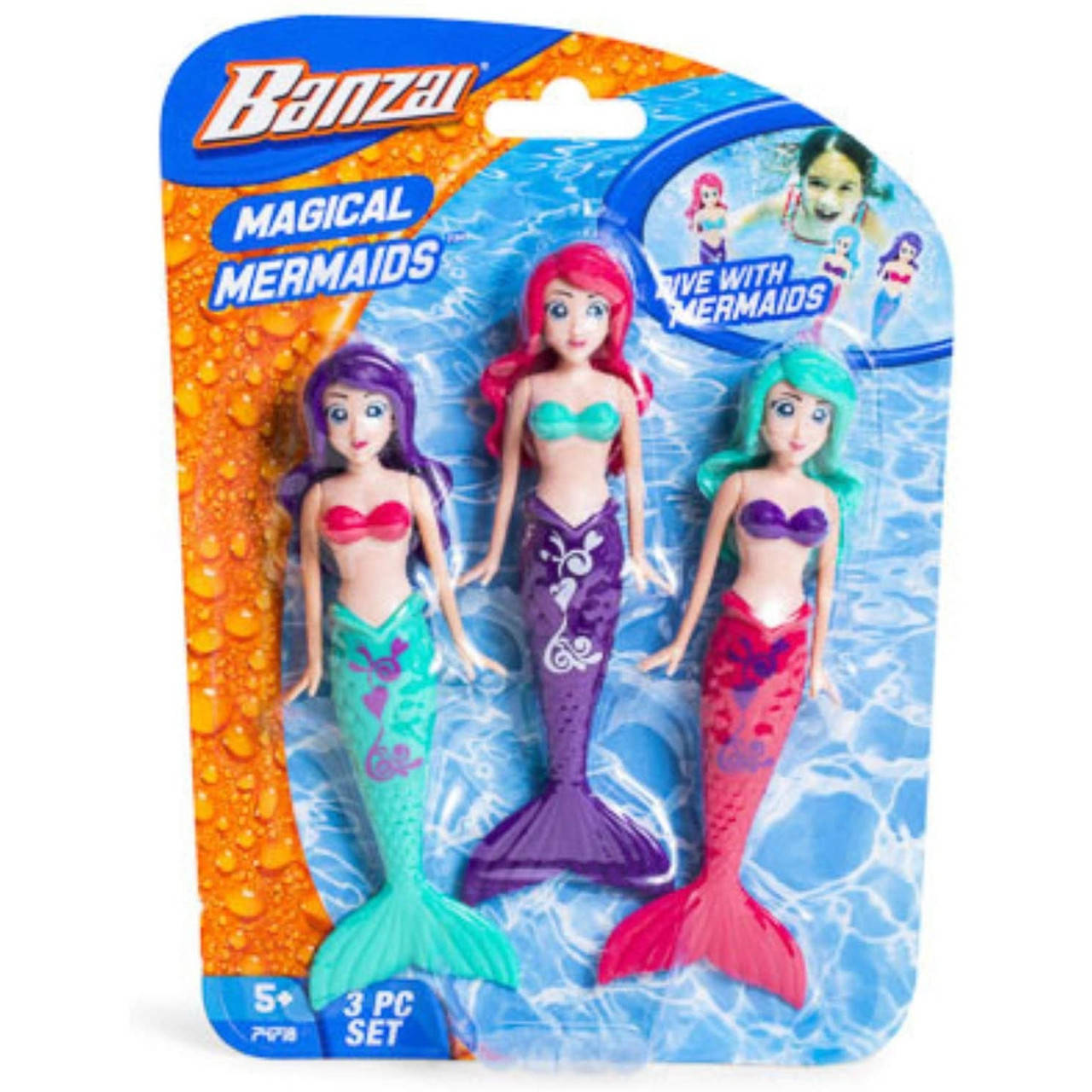 Водная игрушка 3 русалки Mermaid Fun Stuff Banzai Набор куколок русалочек для игр в ванной, бассейне
Водная игрушка 3 русалки Mermaid Fun Stuff Banzai Набор куколок русалочек для игр в ванной, бассейне