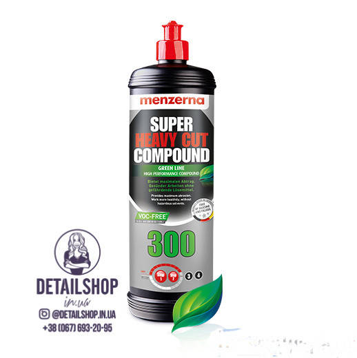 MENZERNA Super Heavy Cut Compound 300 Green Line Высокоабразивная полировальная паста 1 кг
MENZERNA Super Heavy Cut Compound 300 Green Line Высокоабразивная полировальная паста 1 кг