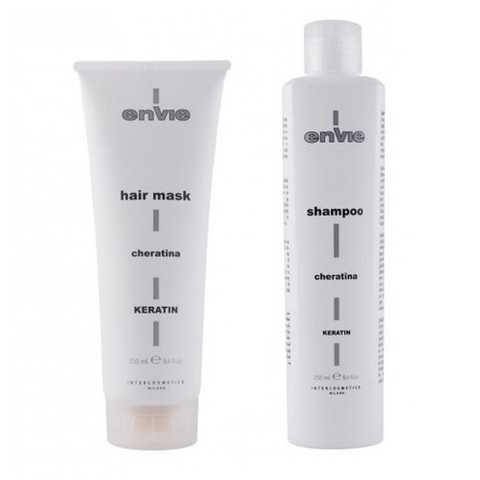 Набор Envie KERATIN с кератином для домашнего ухода для сохранения цвета шампунь 250 мл+маска 250 мл
Набор Envie KERATIN с кератином для домашнего ухода для сохранения цвета шампунь 250 мл+маска 250 мл